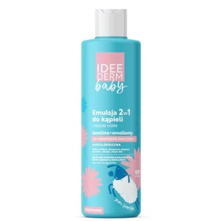 Idee Derm Baby 2-в-1 эмульсия для купания и мытья тела с первого дня жизни, 400 мл