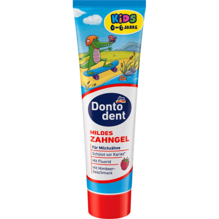 Зубна паста Dontodent Kids для дітей, 0-6 років, 100 мл: ціни та характеристики