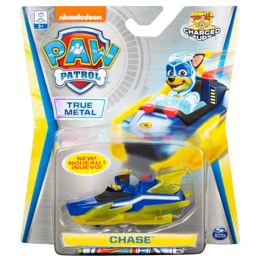 Металева модель машинки Chase Charged Up, 3 роки+, Nickelodeon: ціни та характеристики
