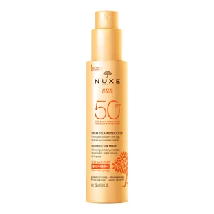 Nuxe Sun, Лосьйон для засмаги для обличчя та тіла, спрей, SPF 50, 150 мл + душ після засмаги, 100 мл безкоштовно