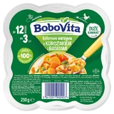 BoboVita Lunch, разноцветные овощи с курицей и бататом, 250 г