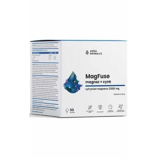 MagFuse - магний + цинк - саше 30 шт Aura Herbals
