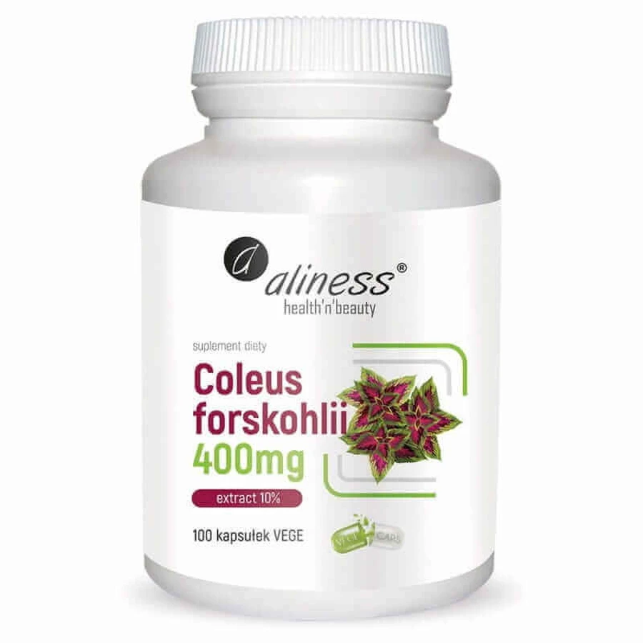 Кропива дводомна Coleus forskohlii 400 мг 100 капсул Aliness: ціни та характеристики