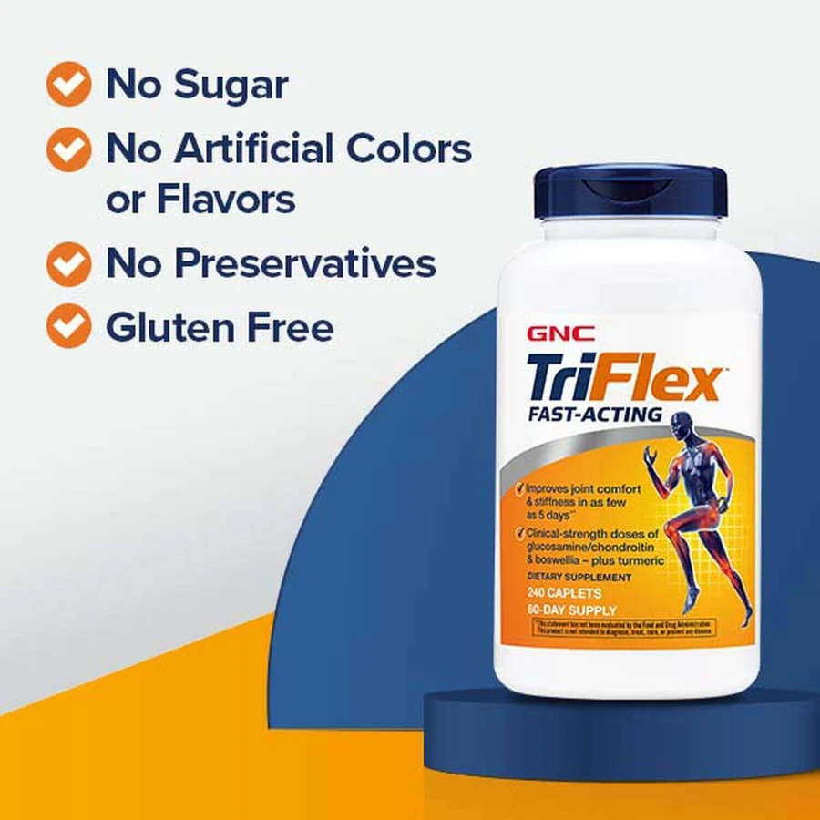 Gnc Triflex Быстродействующая формула здоровья суставов, 240 табл.: цены и характеристики