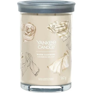 Yankee Candle Signature велика свічка Теплий кашемір 1×567 г, ароматична свічка