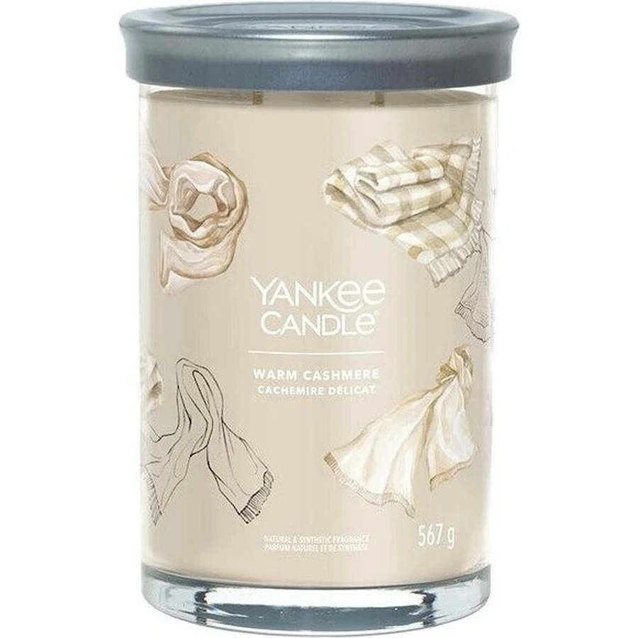 Yankee Candle Signature велика свічка Теплий кашемір 1×567 г, ароматична свічка: ціни та характеристики