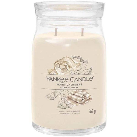 Yankee Candle Signature велика свічка Теплий кашемір 1×567 г, ароматична свічка: ціни та характеристики