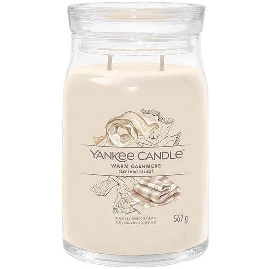 Yankee Candle Signature велика свічка Теплий кашемір 1×567 г, ароматична свічка: ціни та характеристики