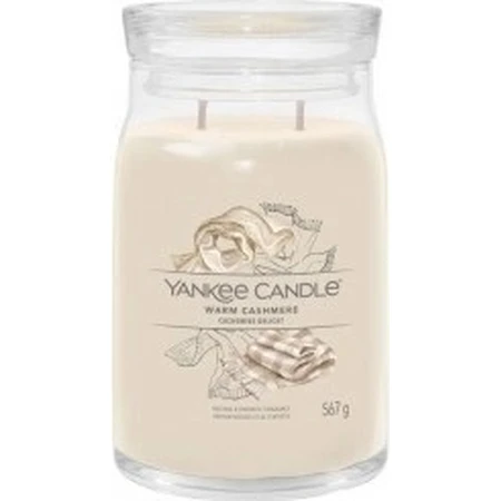 Yankee Candle Signature велика свічка Теплий кашемір 1×567 г, ароматична свічка: ціни та характеристики