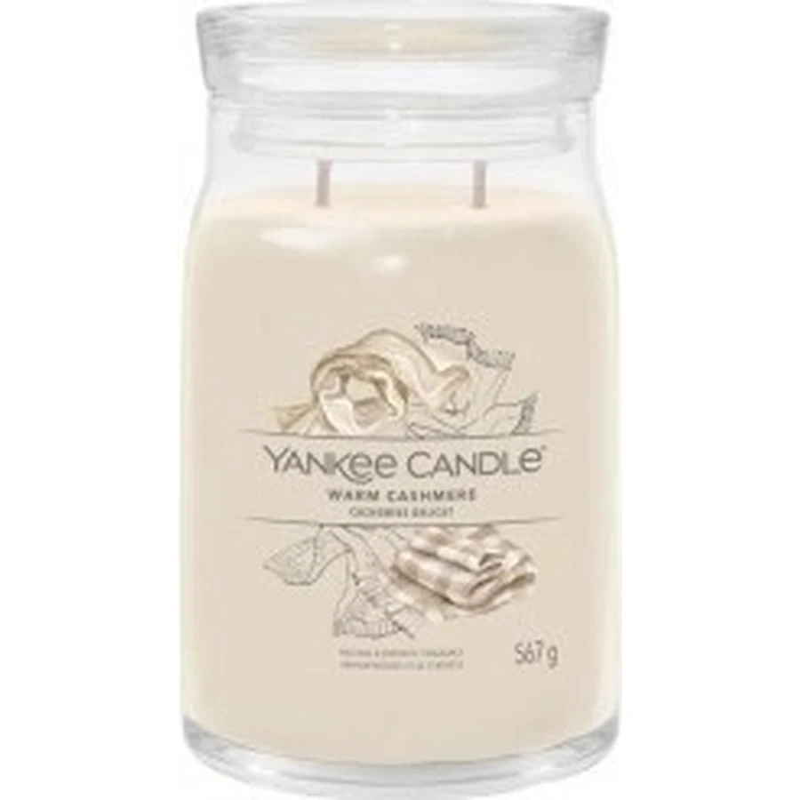 Yankee Candle Signature велика свічка Теплий кашемір 1×567 г, ароматична свічка: ціни та характеристики
