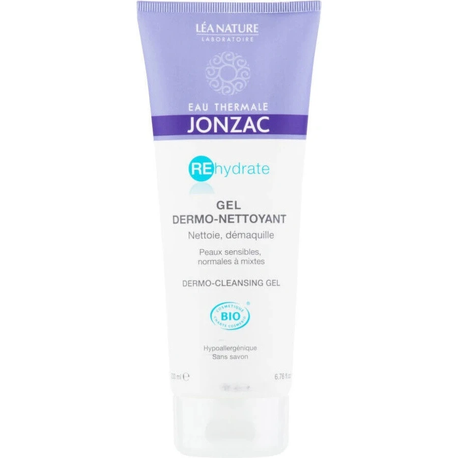 JONZAC Rehydrate DERMO-CLEANSING GEL BIO 1×200 мл, дермоочищающий гель: цены и характеристики