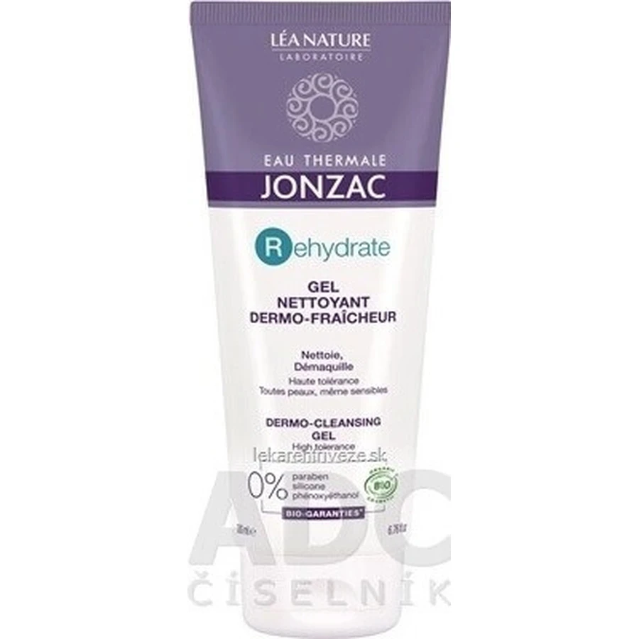 JONZAC Rehydrate DERMO-CLEANSING GEL BIO 1×200 мл, дермоочищающий гель: цены и характеристики