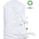 MOTHERHOOD Хлопковое обертывание BIO Розовые и черные точки 85x85 см 1×1 шт, хлопковое обертывание