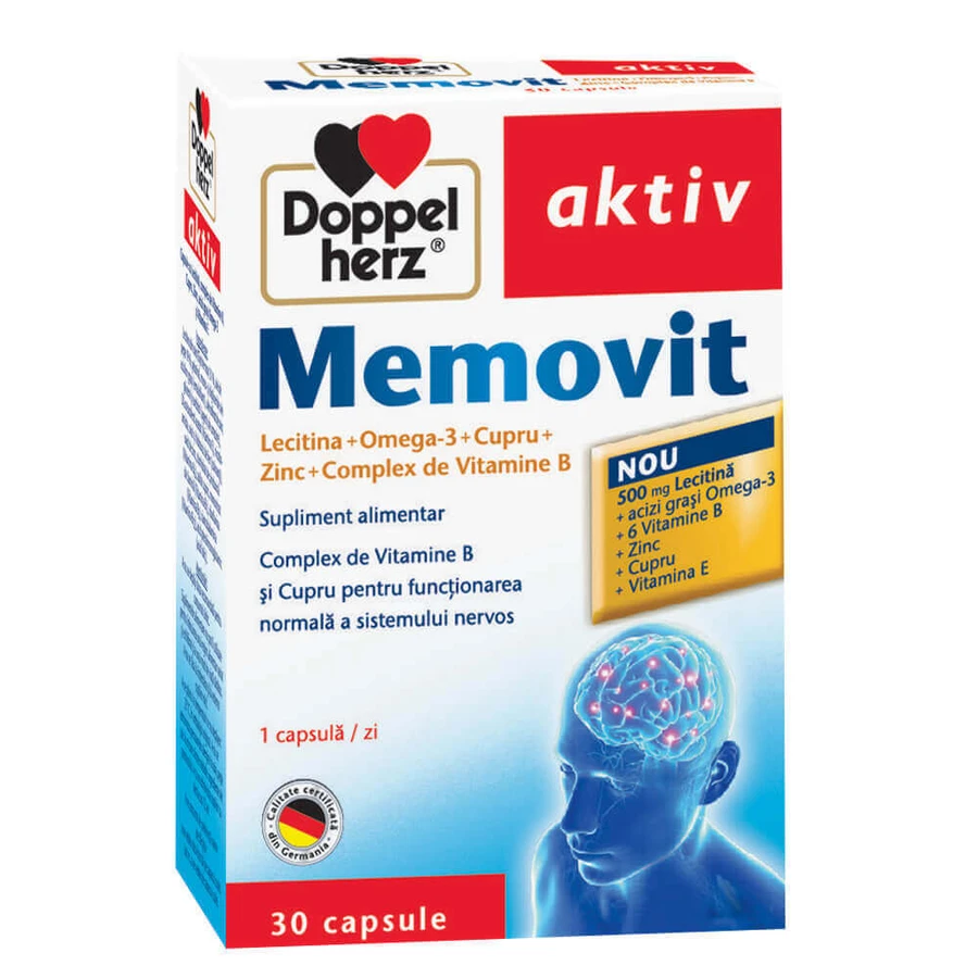 Doppelherz Мемовіт, 30 капсул: ціни та характеристики