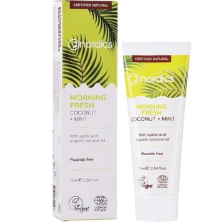 Зубна паста з кокосом та м'ятою Morning Fresh, 75 мл, Nordics