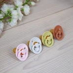 BIBS Пустушки натуральні з какао - 3 роки, рум'яні без кольору / ванільні без кольору 2 шт.: ціни та характеристики