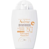 Avène Мінеральний флюїд SPF 50+ для гіперчутливої, непереносимої або алергічної шкіри 40 мл