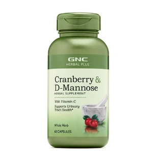 Меріор та Д-Маноз + вітамін С Herbal Plus (185102), 60 капсул, GNC