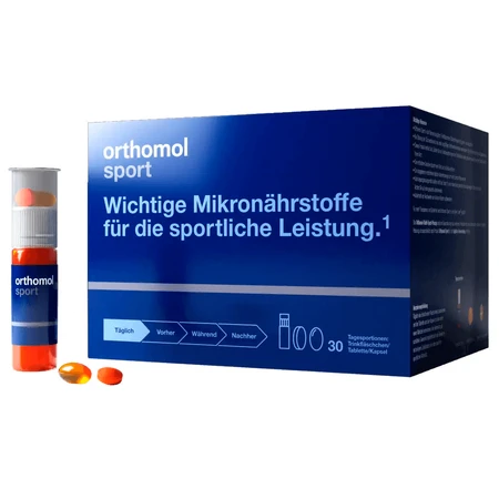Orthomol Sport питьевая суспензия-таблетки-капсулы, 30 порций: цены и характеристики