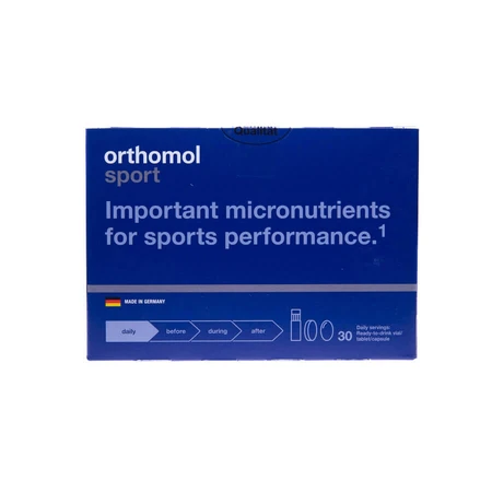 Ортомол Спорт Orthomol Sport питна суспензія-таблетки-капсули, 30 порцій: ціни та характеристики