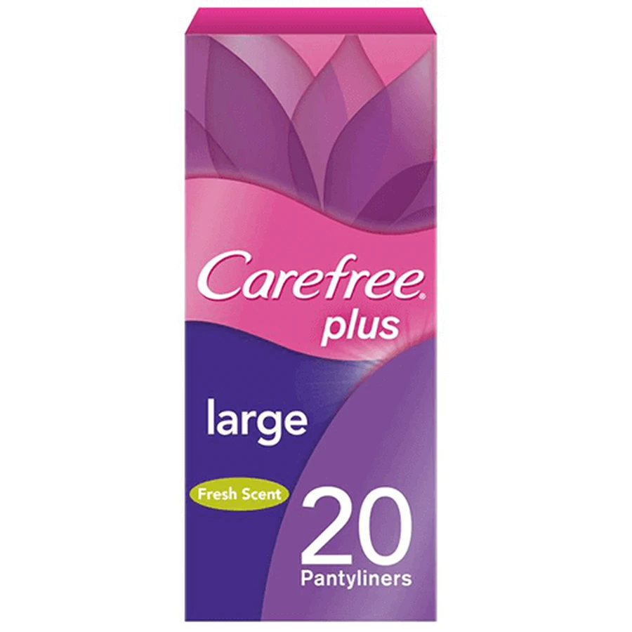 Пантилайнеры Large Fresh Carefree Пантилайнеры Large Fresh Carefree, 20 штук, Johnson&Johnson: цены и характеристики