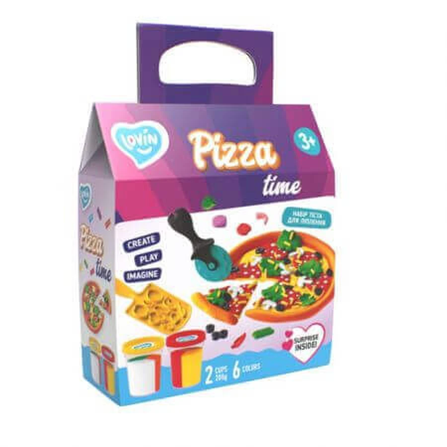 Набор игрового теста Pizza Time Lovin'Do, +3 года, 6 цветов, Окт: цены и характеристики
