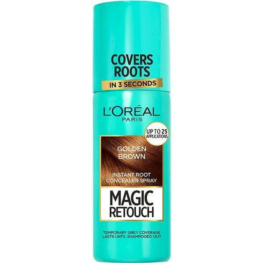 Спрей для волосся L'Oréal Paris Magic Retouch для зафарбовування наростів і сивини горіхово-коричневий 75 мл 1×75 мл, спрей: ціни та характеристики