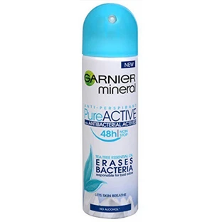Garnier Mineral Pure ACTIVE Антибактеріальний спрей-антиперспірант на 48 годин 150 мл