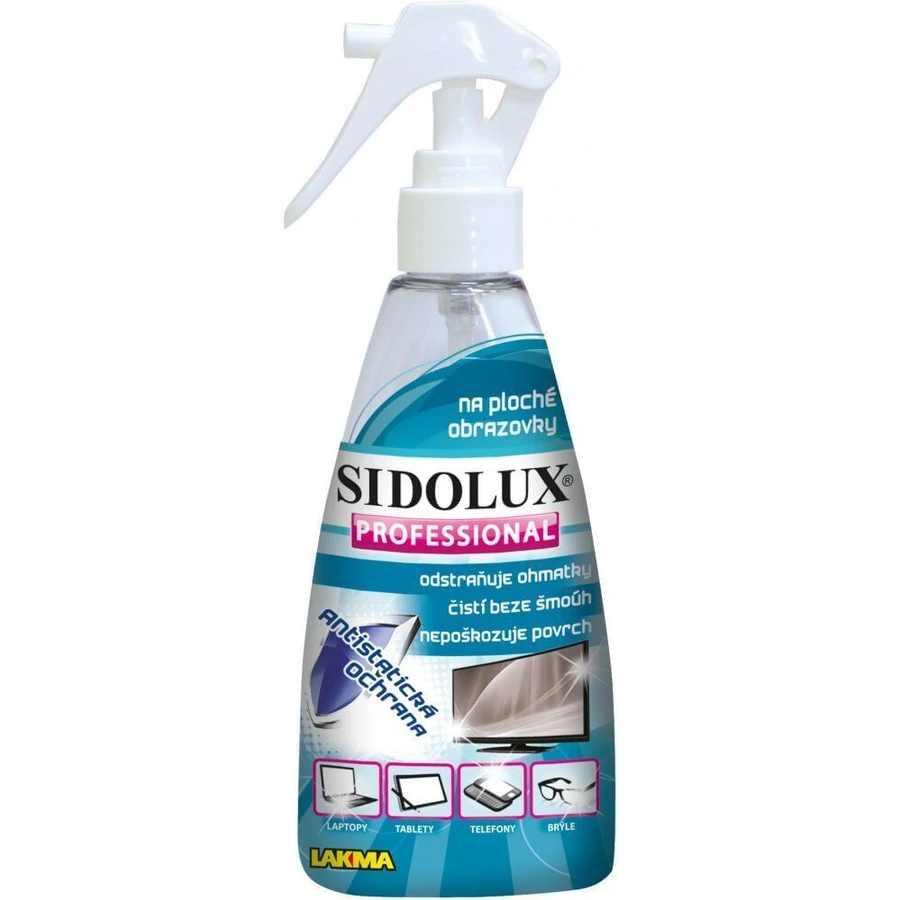 Засіб для очищення плоских екранів Sidolux Professional 200 мл: ціни та характеристики