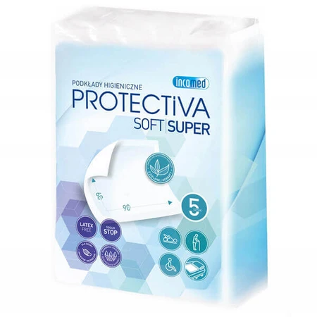 Protectiva Soft Super, гигиеническая прокладка, 60 см x 90 см, 5 шт.: цены и характеристики