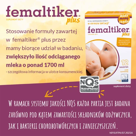 Femaltiker Plus Фемалтікер ​​Плюс, карамельний смак, 12 пакетиків: ціни та характеристики