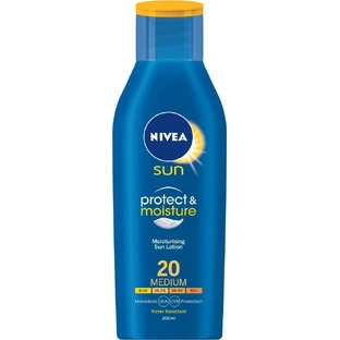 Nivea Sun Moisturizing Tanning Lotion OF20 1×200 мл, зволожуючий лосьйон для засмаги