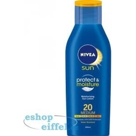 Nivea Sun Moisturizing Tanning Lotion OF20 1×200 мл, зволожуючий лосьйон для засмаги: ціни та характеристики