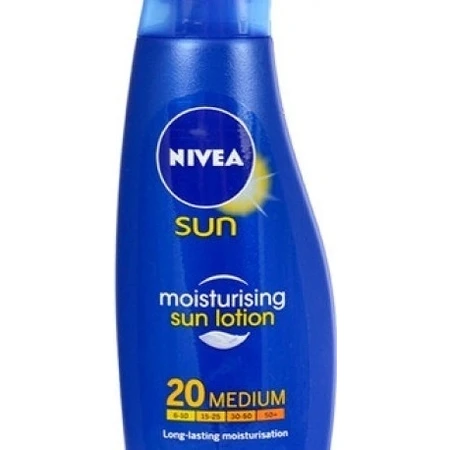 Nivea Sun Moisturizing Tanning Lotion OF20 1×200 мл, зволожуючий лосьйон для засмаги: ціни та характеристики