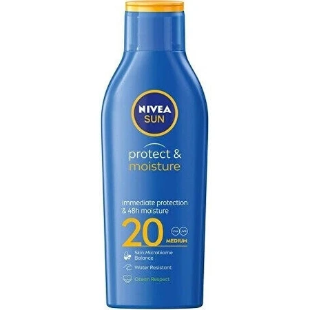 Nivea Sun Moisturizing Tanning Lotion OF20 1×200 мл, зволожуючий лосьйон для засмаги: ціни та характеристики