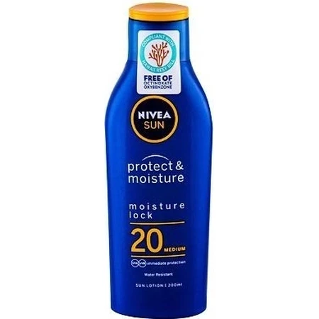 Nivea Sun Moisturizing Tanning Lotion OF20 1×200 мл, зволожуючий лосьйон для засмаги: ціни та характеристики