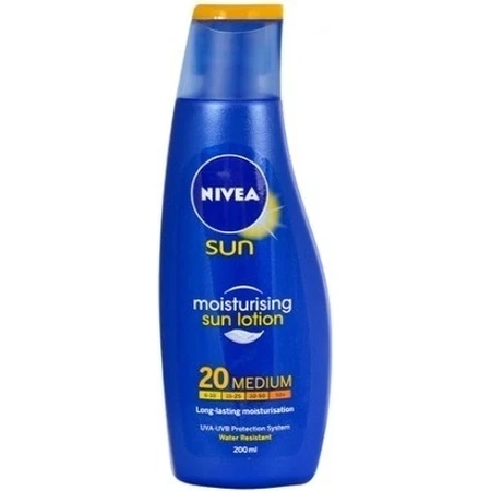 Nivea Sun Moisturizing Tanning Lotion OF20 1×200 мл, зволожуючий лосьйон для засмаги: ціни та характеристики