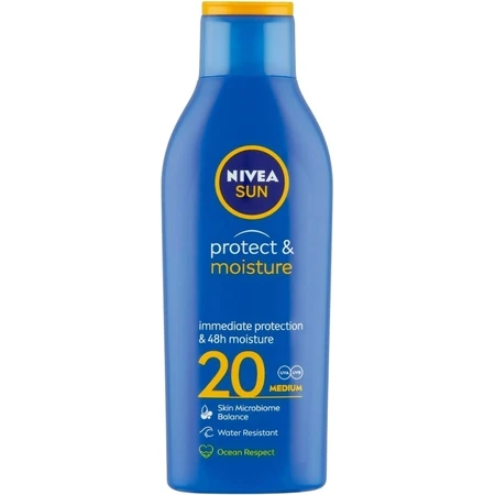 Nivea Sun Moisturizing Tanning Lotion OF20 1×200 мл, зволожуючий лосьйон для засмаги: ціни та характеристики