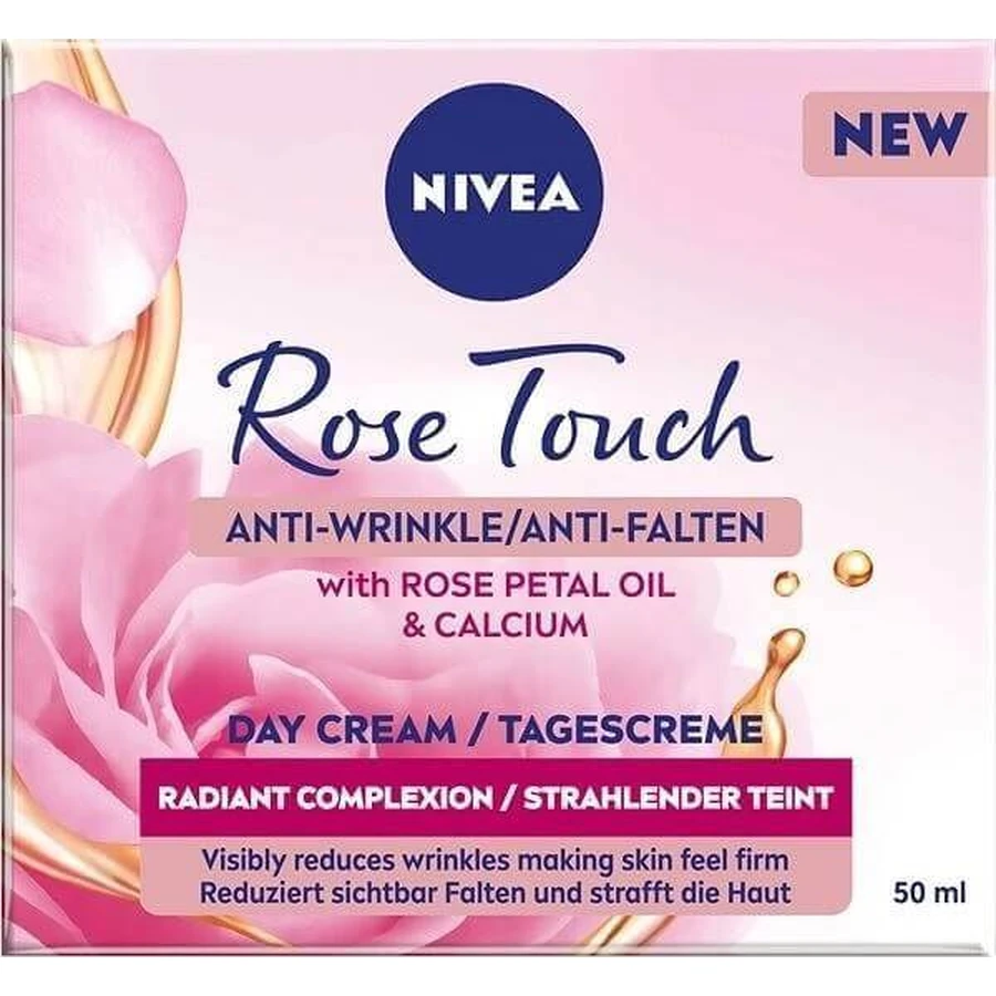 Nivea Daily Anti-Wrinkle Cream Rose Touch 1×50 мл, крем против морщин: цены и характеристики
