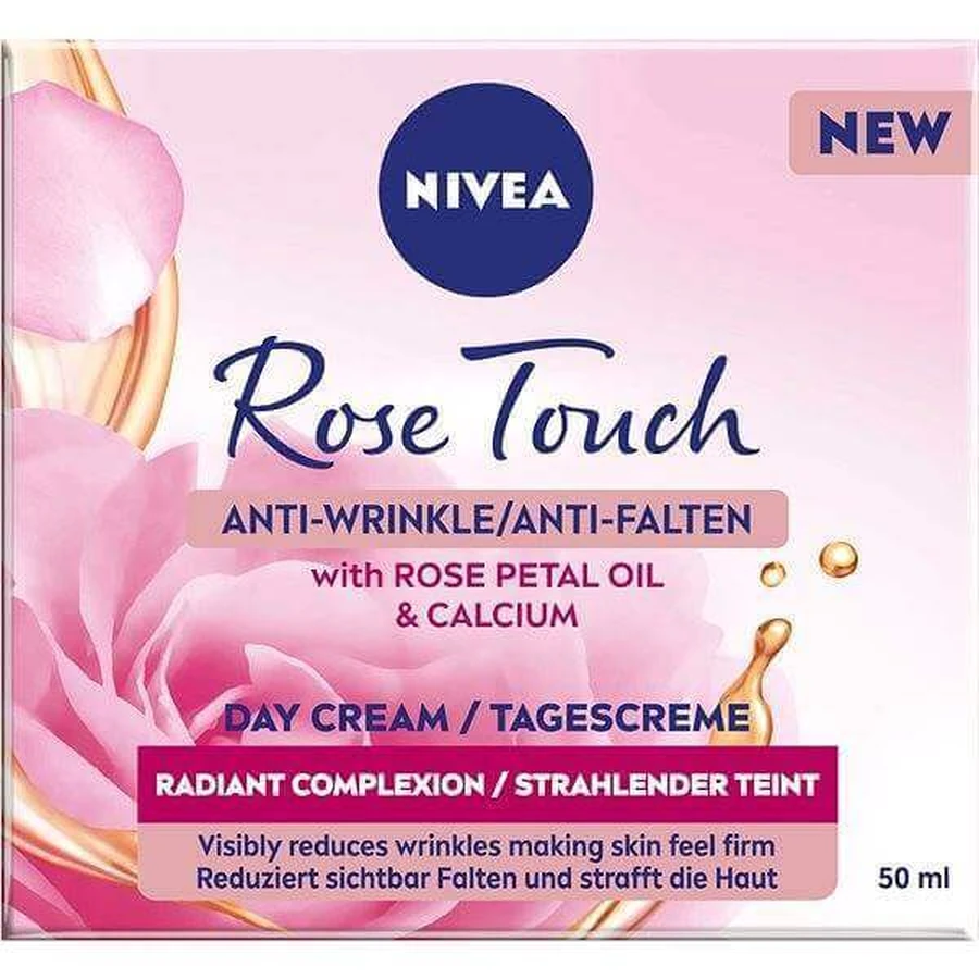 Nivea Daily Anti-Wrinkle Cream Rose Touch 1×50 мл, крем против морщин: цены и характеристики