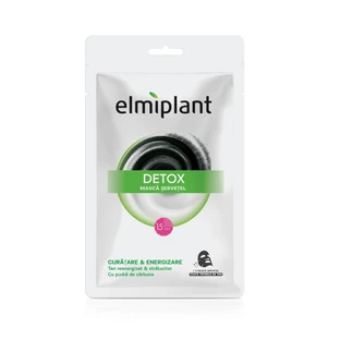 Энергетическая маска для лица с древесным углем Detox, 20 мл, Elmiplant