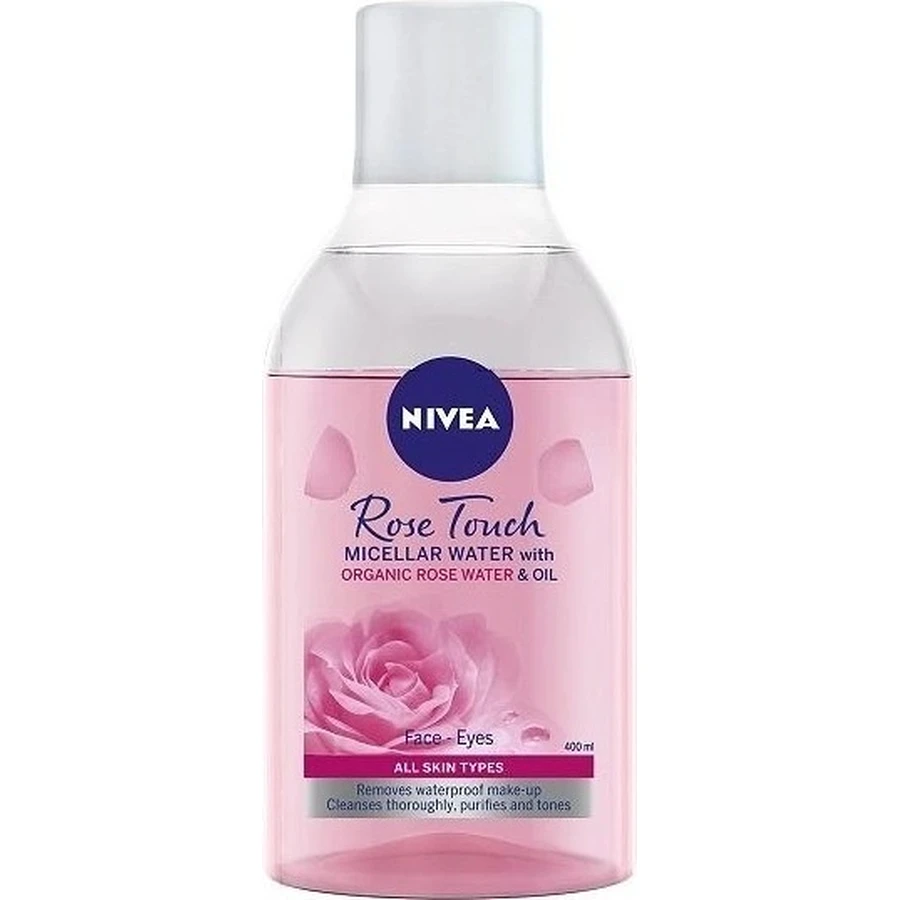 NIVEA Двофазна міцелярна вода Троянда 1×400 мл, міцелярна вода: ціни та характеристики