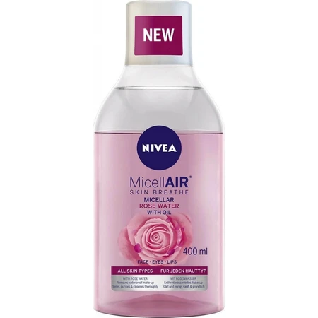 NIVEA Двофазна міцелярна вода Троянда 1×400 мл, міцелярна вода: ціни та характеристики
