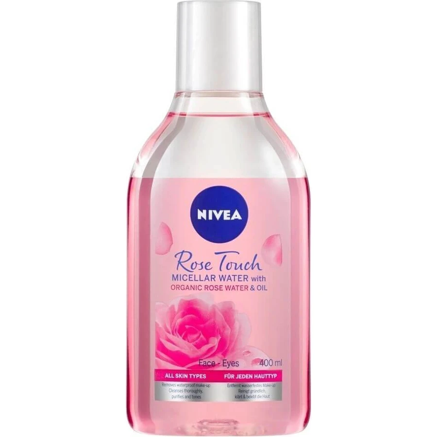 NIVEA Двофазна міцелярна вода Троянда 1×400 мл, міцелярна вода: ціни та характеристики