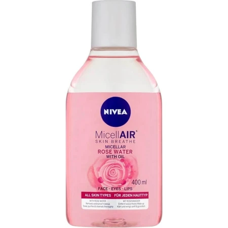 NIVEA Двофазна міцелярна вода Троянда 1×400 мл, міцелярна вода: ціни та характеристики