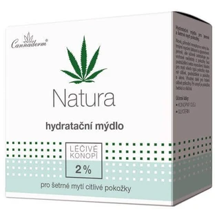 Увлажняющее мыло Cannaderm NATURA для чувствительной кожи 100 г