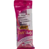Бритва для жінок BIC Twin, 5 штук