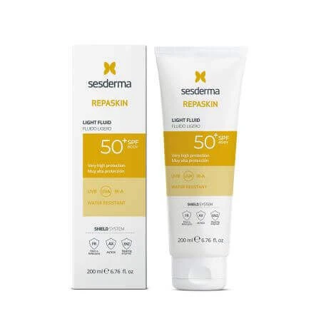 Repaskin Легкий флюид для тела с защитой от солнца SPF 50, 200 мл, Sesderma: цены и характеристики