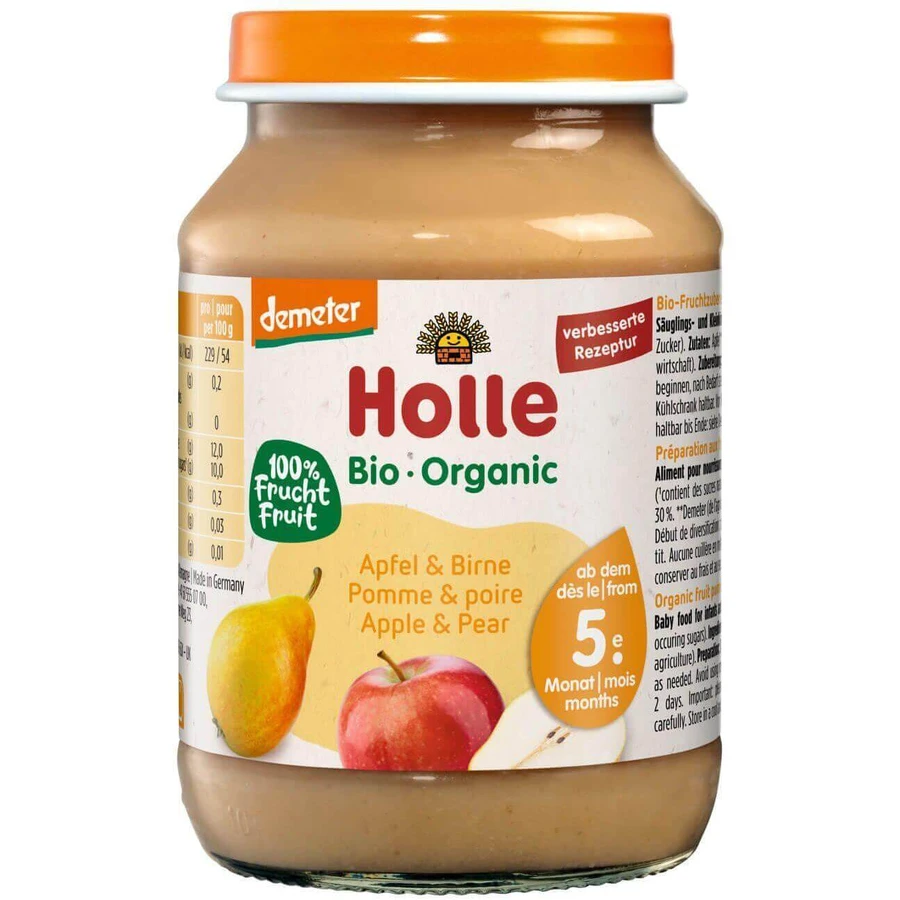 Holle Organic Детский завтрак яблоки и груши 190 г: цены и характеристики