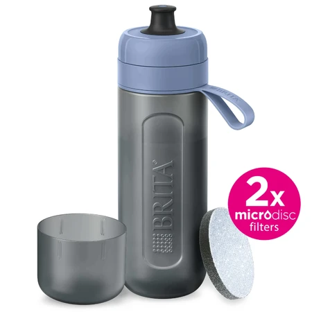 Brita Active, бутылка с фильтром 0,6 л, белая + фильтр MicroDisc, 2 шт.: цены и характеристики